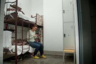 Хостелы Z-Hostel Киев Кровать в общем номере с 2 кроватями-6